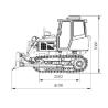 Buy cheap GT120 Agricultural Bulldozer Equipment Easy Operation With New Cab from wholesalers
