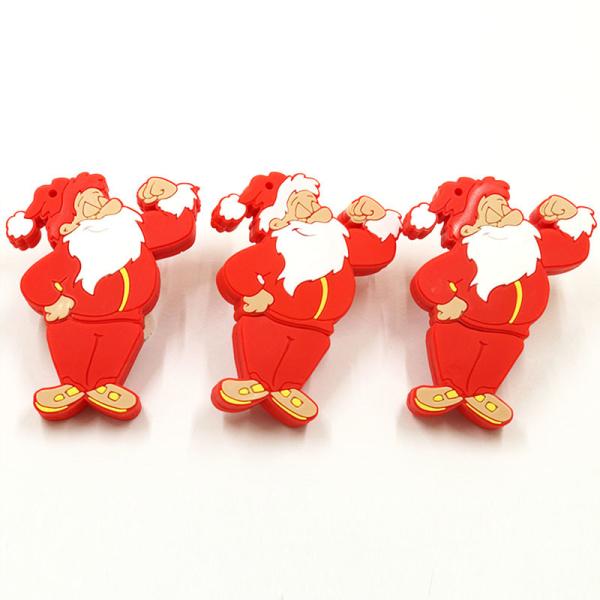 Buy cheap Open Mold 128GB Custom USB Flash Drives Christmas Cartoon Shapes USB 2.0 USB 3.0 from wholesalers