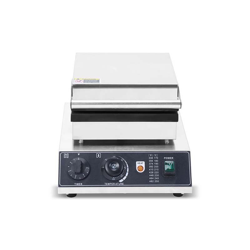 Food Beverage Shops Commercial Electric Square Waffle Maker with Single/Double Slices