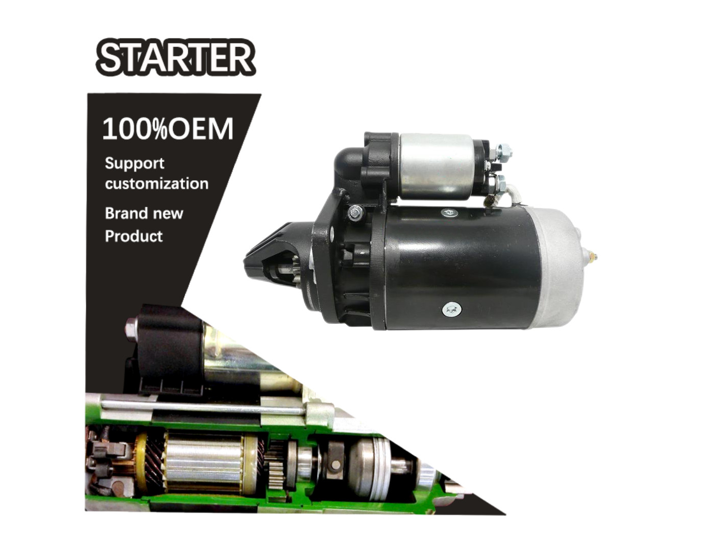 12V 10T STARTER 141000503000 0001359041, 0001359068, 0001359094, 0001367071, 0986012430 MSR745 500049532, 5001823247