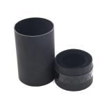 Hot Sale Gift Packaging Box 30ml 50ml 100ml Black Leather Paper Tube for Refined
