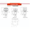 Buy cheap UBST-100Y Sapphire Universal Series Pressure Sensor For Industrial Applications from wholesalers