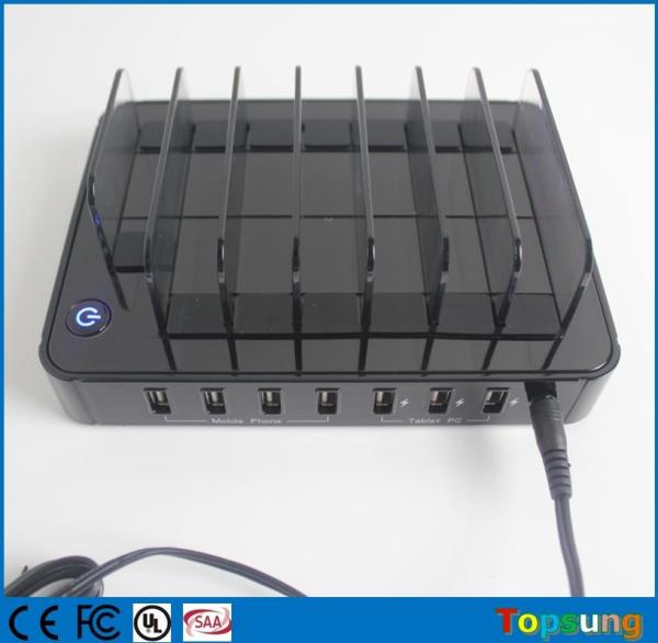Buy cheap 7 port Multi usb phone charger station desk charging for cell phone Smartphone from wholesalers