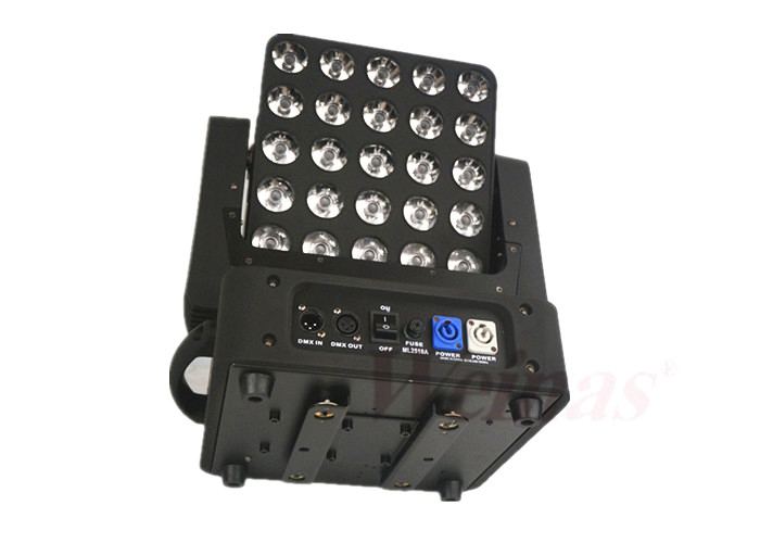 25X10w RGBW LED Zoom Moving Head Light 4 In 1 Matrix Stage Light 5X5 25 Heads