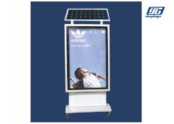 Buy cheap Lockable Solar Powered Light Box , Outdoor Advertising Light Box For Street Pillar from wholesalers