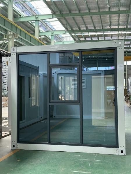 Buy cheap Solid And Beautiful Container House Curtain Wall Glass For Street Shops / Offices from wholesalers