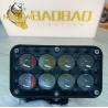 Buy cheap 8 Beads Fog Light Aluminum RGB White Yellow Flash Dual Color Motorcycle Spare Part from wholesalers