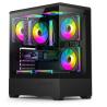 Buy cheap Full-size Compatible Architecture Supporting E-ATX/ATX Motherboards 330mm Graphics Cards 240mm Top-mounted Water-cooling Grid Computer Case from wholesalers