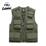 Summer Multiple Pockets Tactics Mesh Slim Utility Oversize Utility Outdoor