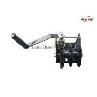 Buy cheap Double Single Reel 2500 lb Worm Drive Boat Winch / Worm Hand Winch For Lifting product