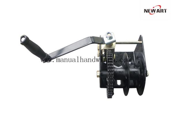 Buy cheap Double Single Reel 2500 lb Worm Drive Boat Winch / Worm Hand Winch For Lifting Crane / Greenhouse from wholesalers