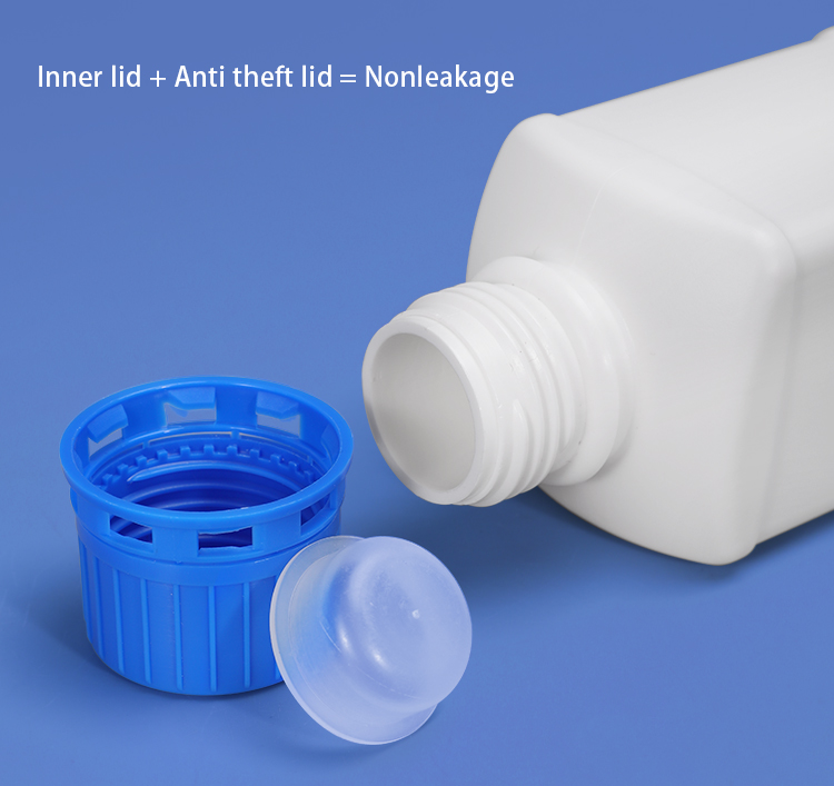 60ml Square Plastic Laboratory Polylab Reagent Bottle For Scientific Experiment ODM