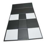 Varnishing 1C Black Folding Packaging Boxes Save Shipping Space