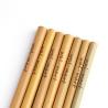 Buy cheap Personalized Bamboo Drinking Straws For Cocktail Party 15cm from wholesalers