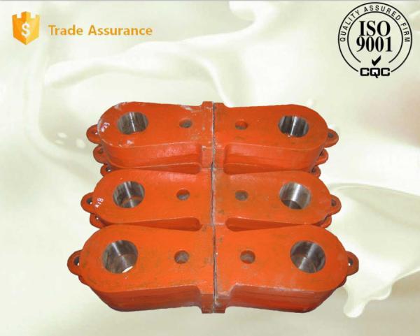 Buy cheap Gauge Check Alloy Steel Castings / Chrome Molybdenum Steel Liners for Cement mill from wholesalers