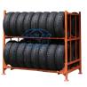 Buy cheap Stacking Container Display Fabric Roll Textile Tire Rack Portable from wholesalers