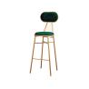 Buy cheap Gold Metal Industrial Bar Stools Modern Counter Height High - Density Sponge from wholesalers