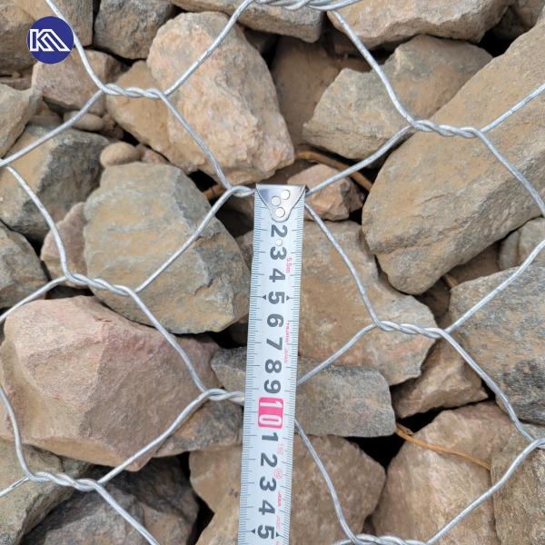 Buy cheap Hexagonal / Double Twist Galvanised Gabion Mattresses Wire Mesh Rock Gabion Cage from wholesalers