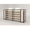 Buy cheap Nakajima Style Wooden Metal Shelving Unit Multi Storey For Supermarket / Shopping Mall from wholesalers