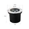 Buy cheap LED buried light embedded outdoor waterproof multicolor spot light courtyard landscape outdoor square garden lawn light from wholesalers