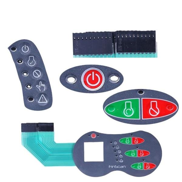 Long Lifespan Flat Membrane Switch With Insulation Resistance 100MΩ For