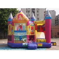 Buy cheap Commerical grade kids inflatable princess combo castle with slide N basketball product