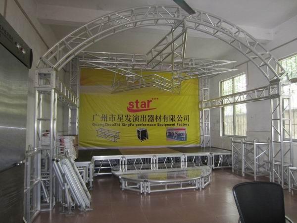 Buy cheap aluminum stage truss / aluminum truss for indoor concert from wholesalers
