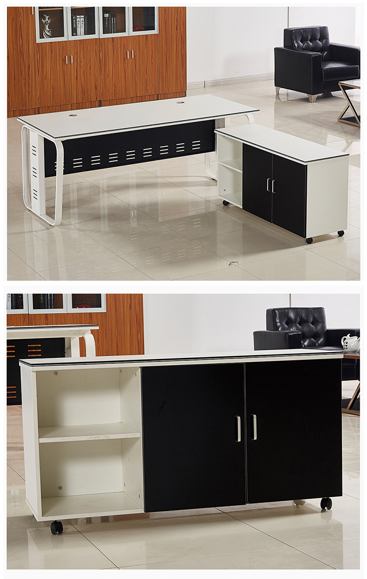 Eco-Friendly Office Furniture Freestanding Executive Computer Desk for Home and Business