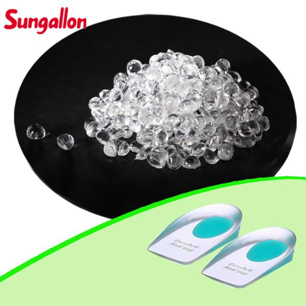 Buy cheap OEM Clear TPR Plastic Material Waterproof Soft Insoles TPR TPE Material from wholesalers