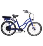 48V 500W 750W Beach Cruiser Electric Bike 6 Speed Rear Hub Motor Bicycle 48V 10