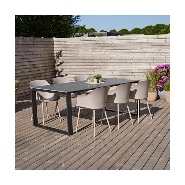 Buy cheap Specific Garden Set AJUNION 6 Seating Dining Table Set for Outdoor Dining and Leisure from wholesalers