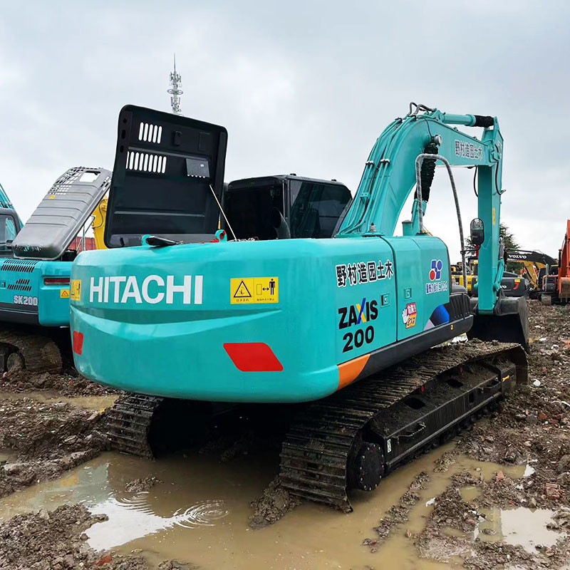 Used Hitachi ZX200-3 Excavator 0.9m³ Bucket Capacity 122kw Rated Power Short Working