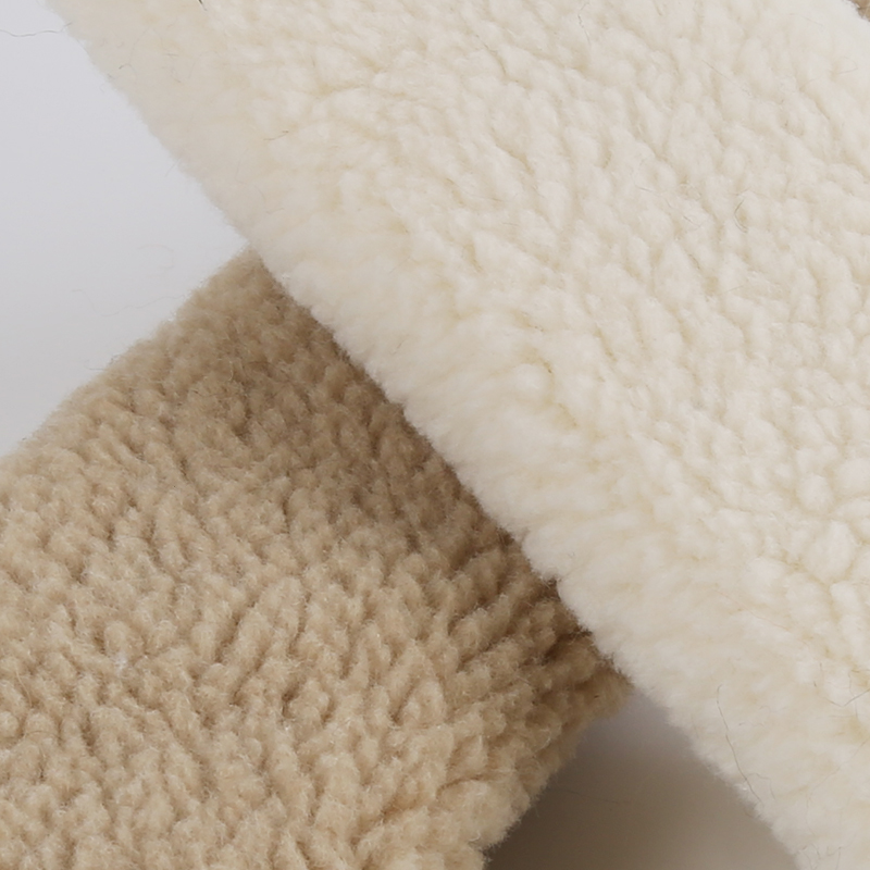 170 GSM Weft Knitted 100% Polyester Sherpa BROG for Kids Garments Min Order 500M
