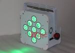 9 × 8W RGBW 4 In 1 Wireless Battery Powered Led Spotlights 12000mAH Preset