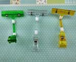 Special offer sales transparent shelves clip to POP advertising price tag clip