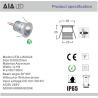 Buy cheap 12V Mini 1W recessed mounted indoor LED dwonlight mini spotlight for cabinet used from wholesalers