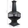 Buy cheap Outdoor Patio Backyard Garden Camping Heavy Duty Steel Wood Burning Firepit with Poker from wholesalers