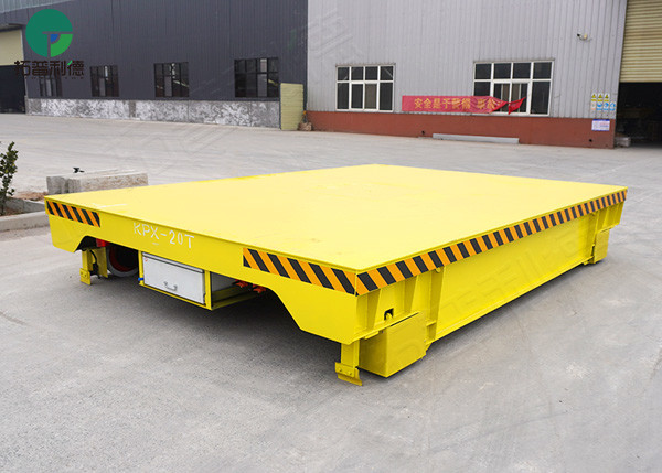 Industry Electric Battery Transfer Carts On Track