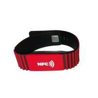 Buy cheap Sports NFC Silicone Wristband NFC Armband For Mobile Phone Reading / Recording product