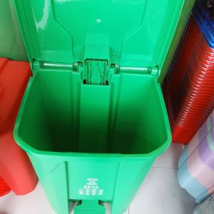 Buy cheap Classified-bin Thickened Large Commercial Indoor Kitchen Foot Pedals Leather Bins Kitchen Waste Plastic Foot Trash Can from wholesalers
