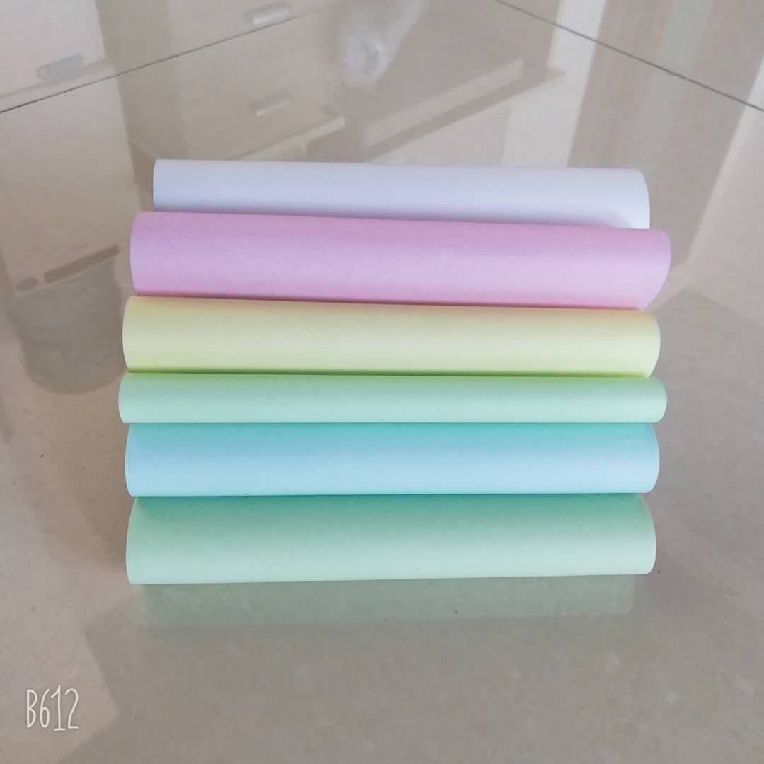 Continuous Computer Printing Paper Roll 2 Ply NCR Carbonless Paper in Customized Size