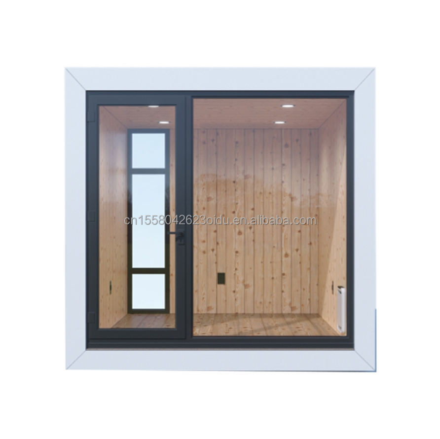 Hotel Prefabricated Wooden Garden House with Modern Design and Galvanized Steel Square Tubes Main Structure EU10ft 20ft
