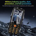 Q9 Button Mobile Phone 3.5 Inch 4 SIM Card 4500mAh Bluetooth Flashlight FM Radio