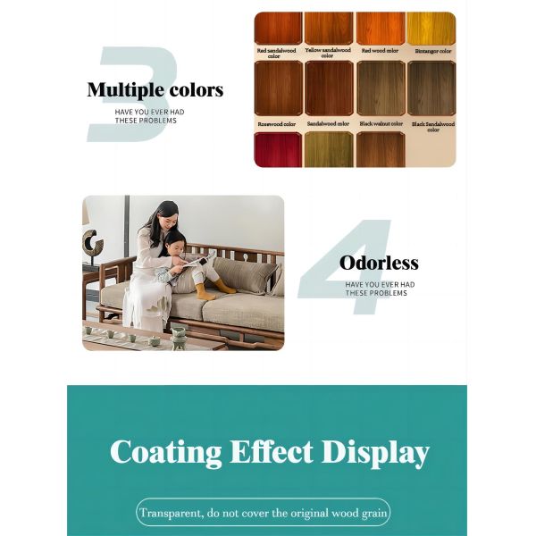Base on Color Chart Wood Varnish Coatings Odorless Primer Thinner for Furniture Door