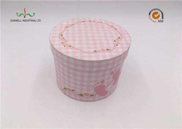 Buy cheap Pink Color Round Cardboard Cylinder Tubes Presents Luxury Paper Gift Box Packaging from wholesalers