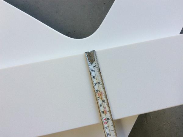No Hole Granite Bathroom Vanity Tops With Sink , Manmade Quartz Stone Counter