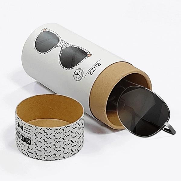 Buy cheap Matt / Glossy Laminated Tube Packaging Box For Luxuriant Glasses Sunglasses Packaging from wholesalers