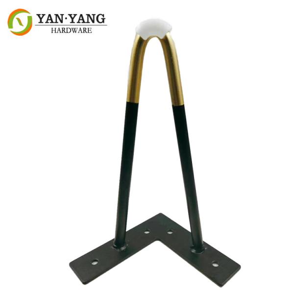Buy cheap Wholesale Furniture Parts Modern Style Golden Iron Furniture Legs from wholesalers