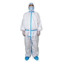 Buy cheap M-4XL 55-70gsm PPE Disposable Medical Protective Coveralls product