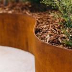 Customize Laser Cut Flexible Corten Steel Garden Edging For Landscaping